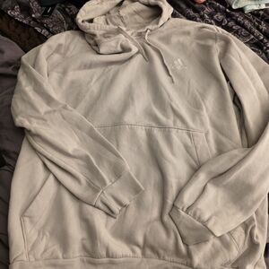 adidas Men's Light Beige Pullover Hoodie